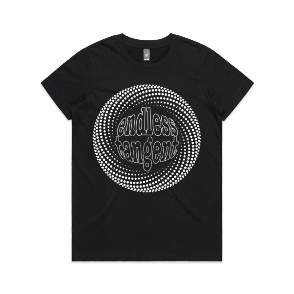 White logo, large front, Ladies Thumbnail