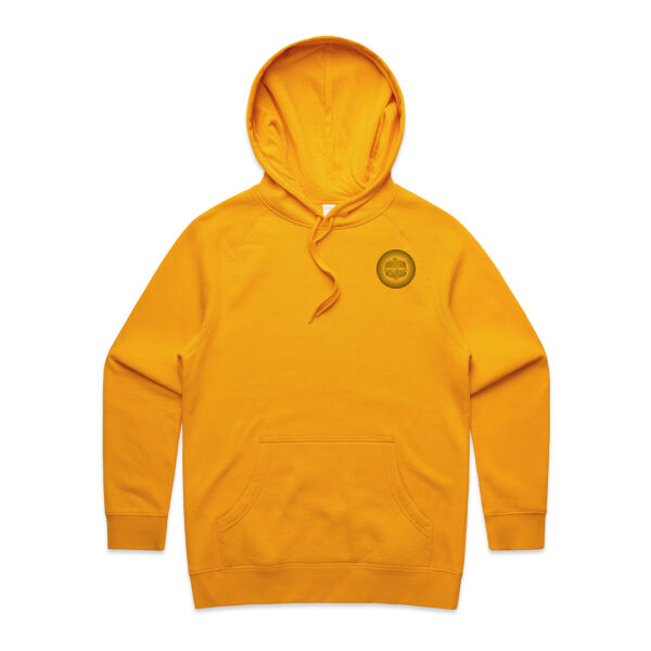 Ladies Hoodie, black logo for light colours Thumbnail